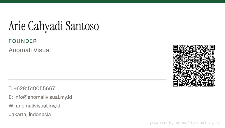 vCard Business Card Sample